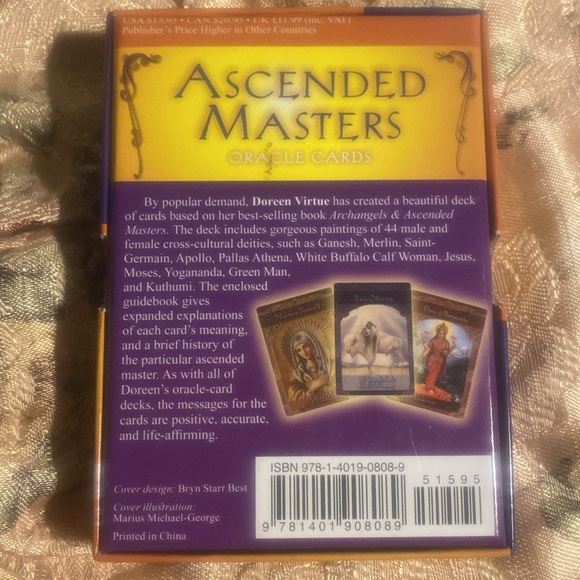DOREEN VIRTUE Ascended Masters Oracle Cards 44 card deck. Out of Print. - Picture 4 of 15